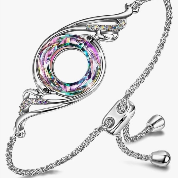 NIB Kate Lynn Rise From the Ashes Phoenix Bracelet Made w/ Austrian Crystals - Picture 1 of 3